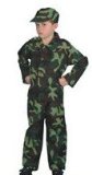 costumechest Army Soldier Costume for 6 - 8 Year Olds