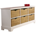 Cotswold Company 6 Drawer Farmhouse Chest-off white