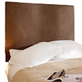 Cotswold Company Faux Suede Double Headboard - chocolate
