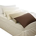 Cotswold Company Label Double Fitted Sheet - chocolate