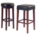 Smith Square Leather Stool