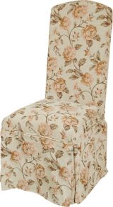 Oak Esther Skirt Chairs - Pair