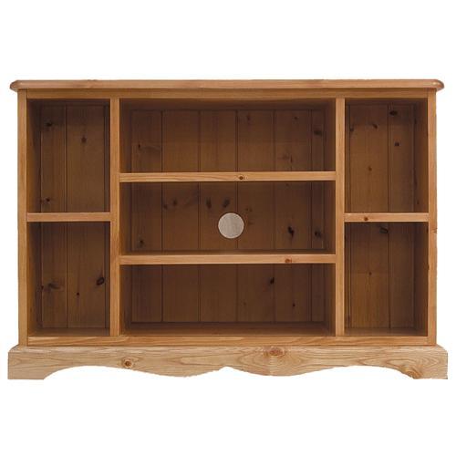 Cotswold Occasional Pine Furniture Country Pine Corner DVD Cabinet - No Drawer