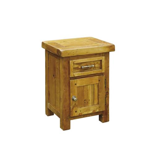 Cottage Pine Furniture Chunky Pine Right Hinged Bedside Table 560.016