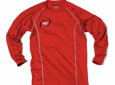  Cotton Traders Performance Base Layer Red Kids