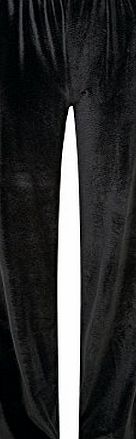 Cotton Traders Womens Ladies Velour Trousers Fully Elasticated Waist 27`` Black 16