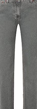 Cotton Traders Womens Stretch Jeans Unisex Ladies Mens Zip Leg Size 29`` Multi Slate Grey 16