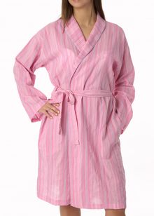 Pink Cheesecloth robe