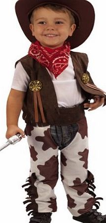 Cowboy Fancy Dress Toddler Costume Age 3