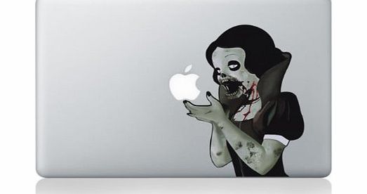 Cozee Macbook 15 inch decal sticker Zombie Snow White art for Apple Laptop
