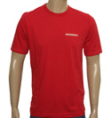 C P Company Red T-Shirt with White Logo