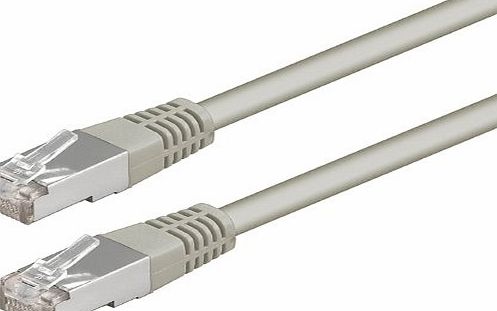 CPO 5M Cat6 Shielded Network Cable, 5 Meters, FTP, Grey Ethernet Patch Lead
