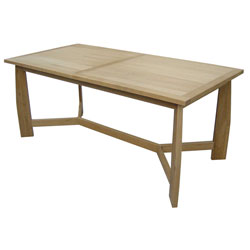 CPW - Hove Oak Extended Dining Table