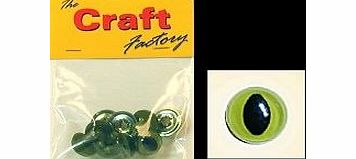 Craft Factory Toy Cats Eyes for Crafts 12mm