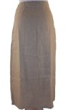 Crafted Wealth of Nations Oatmeal Linen Skirt - 14