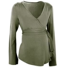 Crave Bell Sleeve Jersey Wrap