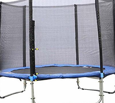 CRAVOG 10ft 12ft 13ft 14ft 15ft Replacement Trampoline Safety Net Enclosure Surround (Net Only) (12FT (366cm) Safety Net-6 Poles)
