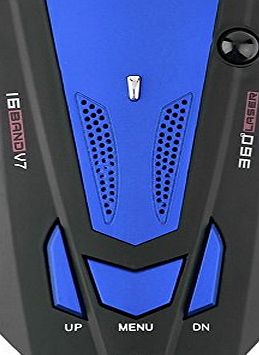 CRAVOG Car Anti-Police Safty GPS Radar Detector Voice Alert Laser V7 LED Blue