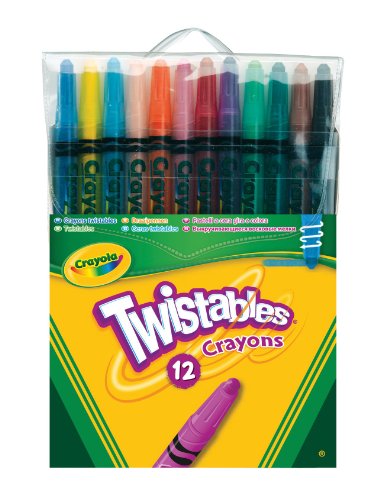 - 12 Twistable Crayons