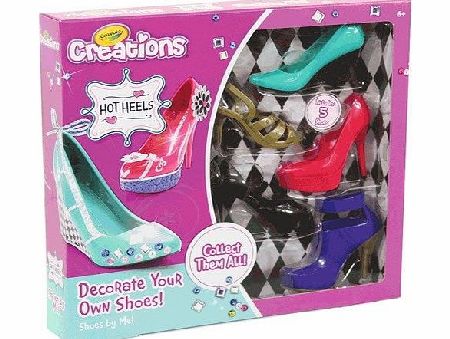 Crayola Creations Hot Heels Shoe Design Kit