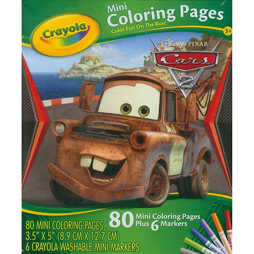 Crayola Disney Cars 2 - Mini Coloring Pages
