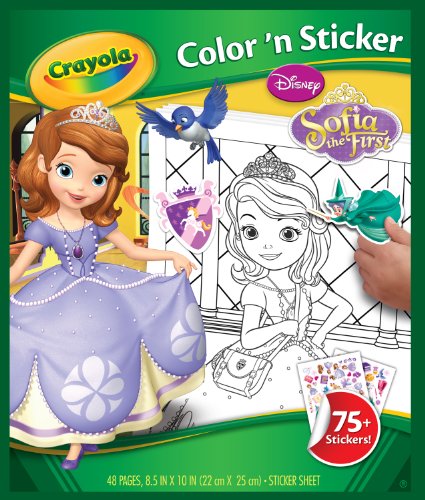 Disney Sofia The First Colour and Sticker Book