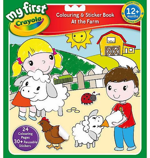 Farmyard Colour and Sticker Book