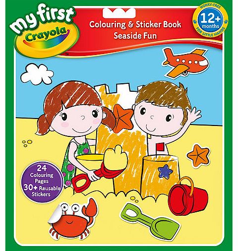 Seaside Colour and Sticker Book