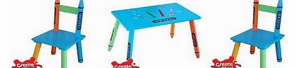 Crayon Childrens solid Wooden chairs and table set - Crayon Kids Furniture Bedroom Play Roos m