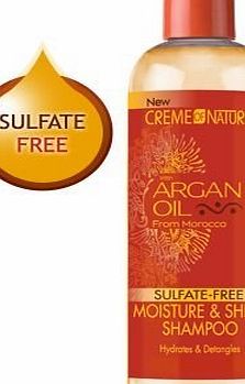 Cream of Nature ARGAN OIL MOISTURE amp; SHINE SHAMPOO SULFATE FREE 354ml