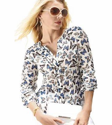 Creation L Ceration L Patterned Blouse