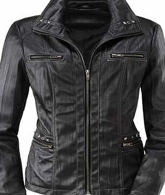 Creation L Crushed Faux Leather Jacket