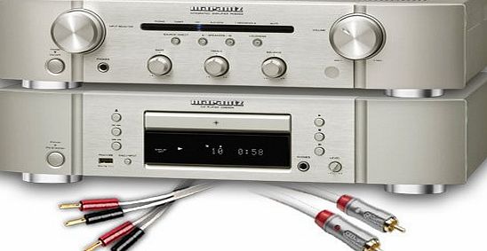 CA-FS8-S Separates System (Marantz CD6005 CD player Silver + Marantz PM6005 amplifier / DAC Silver + 130 QED cable bundle). 2 year Guarantee + Free next working day delivery (most main