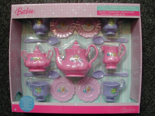 Barbie 17 Piece Tea Set