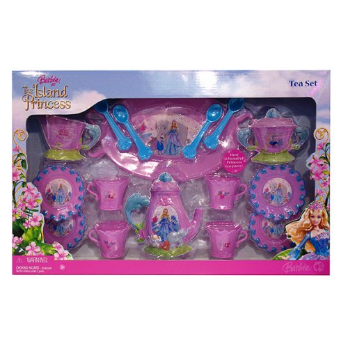 Creative Designs Barbie The Island Princess Tea Set