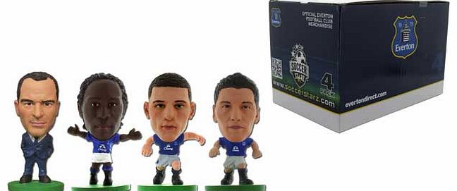 Soccerstarz Everton 4 Pack Blister Box A