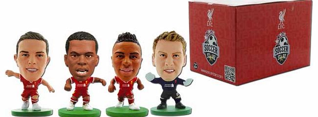 Creative Toys Company SoccerStarz Liverpool FC 4 Pack Blister Box A
