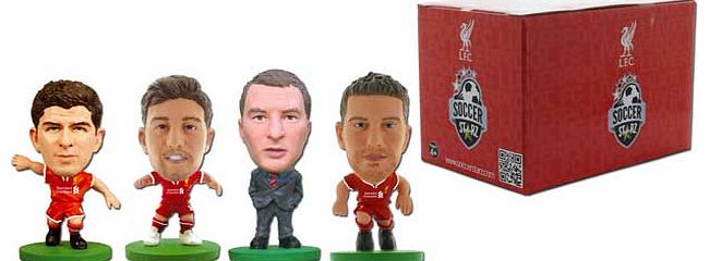 SoccerStarz Liverpool FC 4 Pack Blister Box B