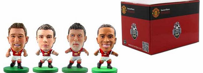 Creative Toys Company SoccerStarz Manchester United 4 Pack Blister Box A