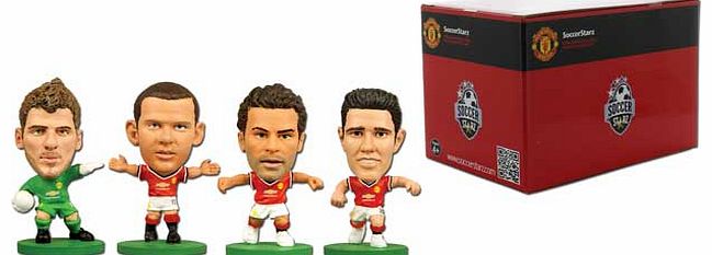 SoccerStarz Manchester United 4 Pack Blister Box B