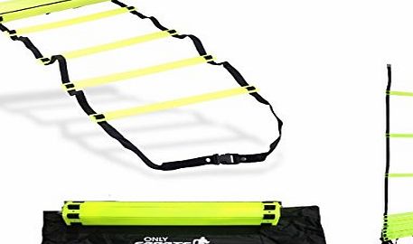 CreativeMinds UK Sports Training Ladder Running Football Agility Steps In Carry Bag Uk Stock 4m