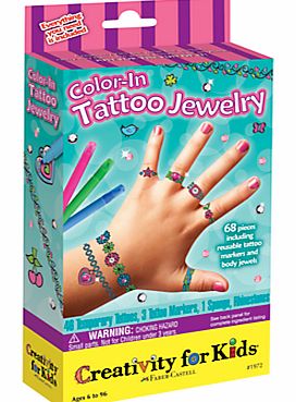 Colour-In Tattoo Jewellery Kit