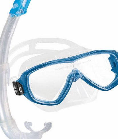 Cressi Mens Cressi Onda Mare Snorkel Set - Clear/Blue