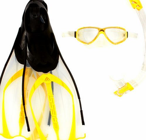 Cressi Pluma Fin Set - Clear/Yellow