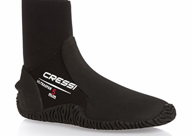 Cressi Ultraspan 5mm Wetsuit Boots - Black