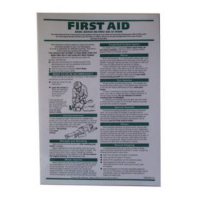 Crest Semi-Rigid A4 First Aid Guidance Sign