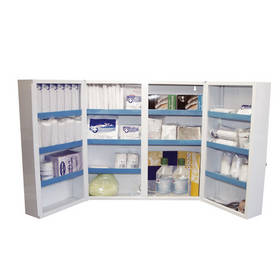 Triple First Aid Cabinet Complete