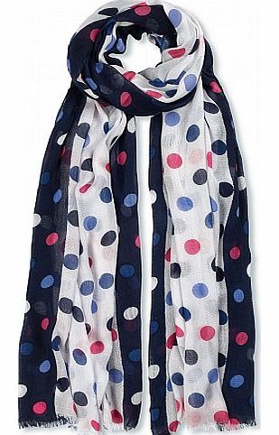 Crew Clothing Bubble Spot Scarf