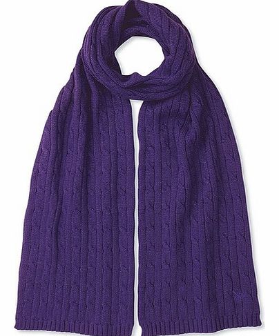 Crew Clothing Cable Shimmer Scarf