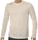 White Long Sleeve Slim Fit T-Shirt
